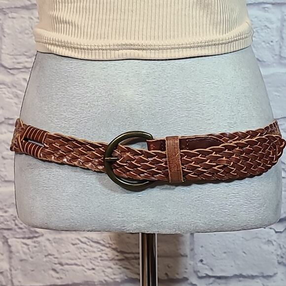 Gap Y2K braided leather belt - Picture 1 of 8